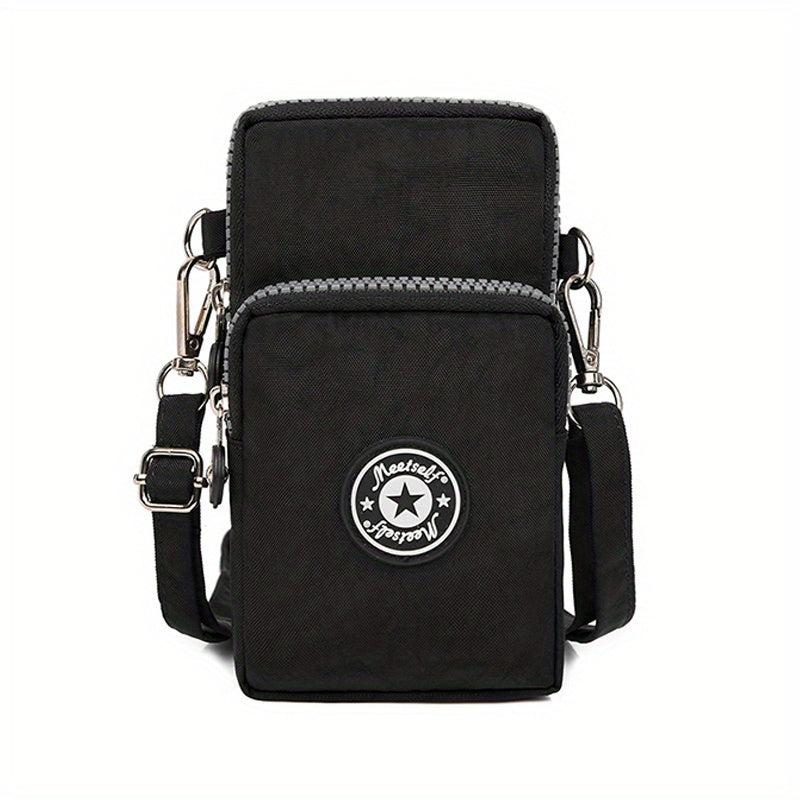 Zipper Phone Bag Small Coin Purse Versatile Shoulder Bag
