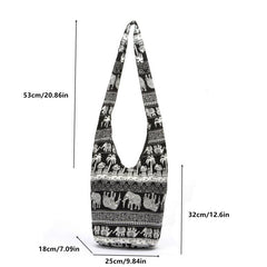 Bohemian Ethnic Crossbody Sling Bag for Traveling