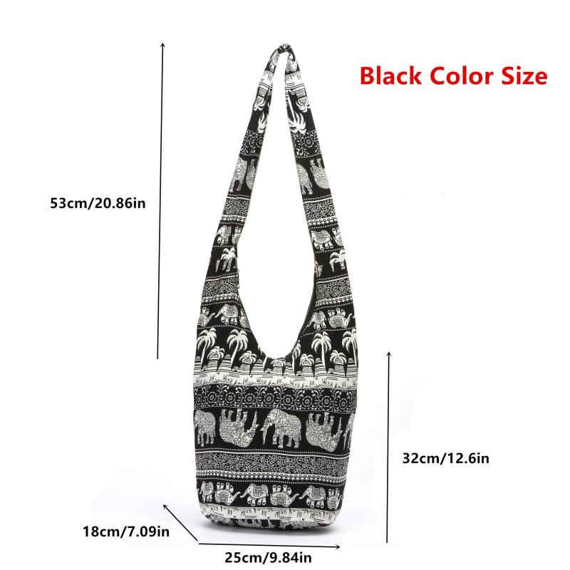 Bohemian Ethnic Crossbody Sling Bag for Traveling