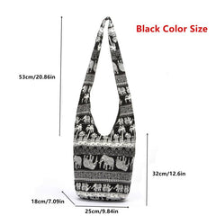Bohemian Ethnic Crossbody Sling Bag for Traveling