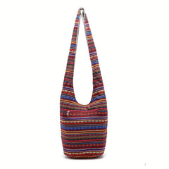 Bohemian Ethnic Crossbody Sling Bag for Traveling