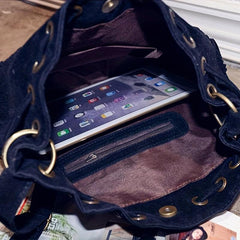 Retro Tassel Bucket Bag Crossbody Fringe Shoulder Bag