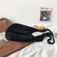 Lightweight Hobo Bag w/ Crossbody Strap for School