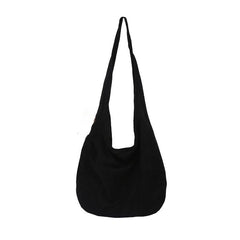Lightweight Hobo Bag w/ Crossbody Strap for School