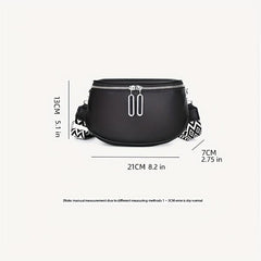 Leather Chest Bag Versatile Crossbody Fanny Pack Sling Bag