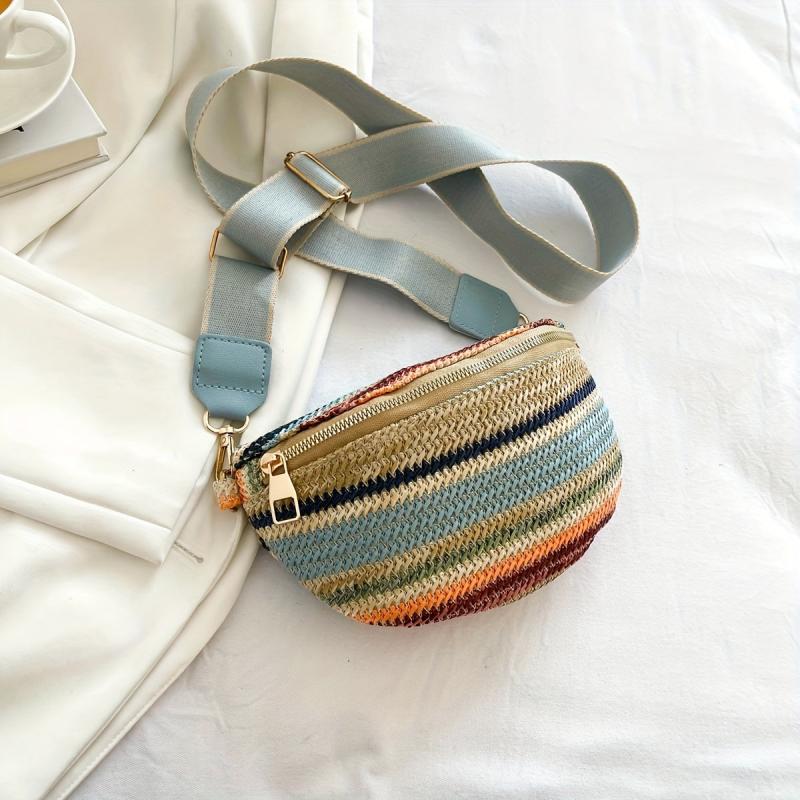 LGBT Boho Rainbow Stripes Waist Bag