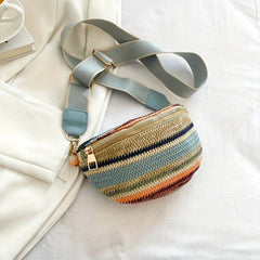 LGBT Boho Rainbow Stripes Waist Bag