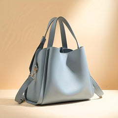 Versatile Tote Bag PU Leather Top Handle Hobo Bag Women's Casual Crossbody Purse