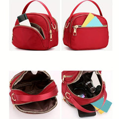 Solid Mini Shoulder Bag Top Handle Crossbody Handbag