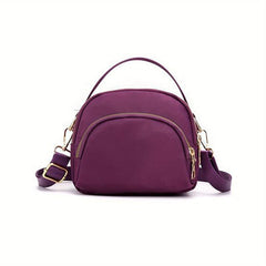 Solid Mini Shoulder Bag Top Handle Crossbody Handbag