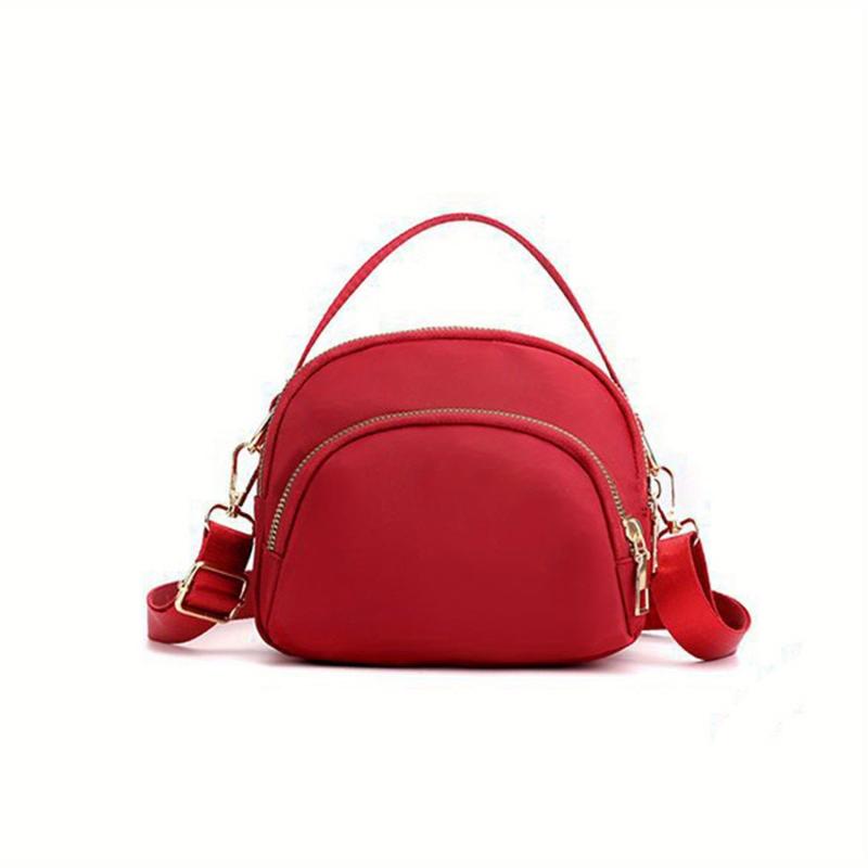 Solid Mini Shoulder Bag Top Handle Crossbody Handbag
