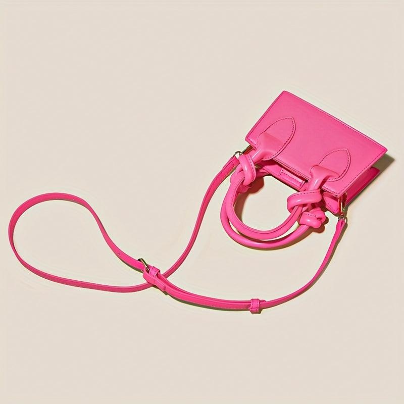 Small Square Bag Zipper Shoulder Bag Crossbody Purse