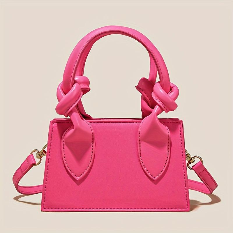 Small Square Bag Zipper Shoulder Bag Crossbody Purse