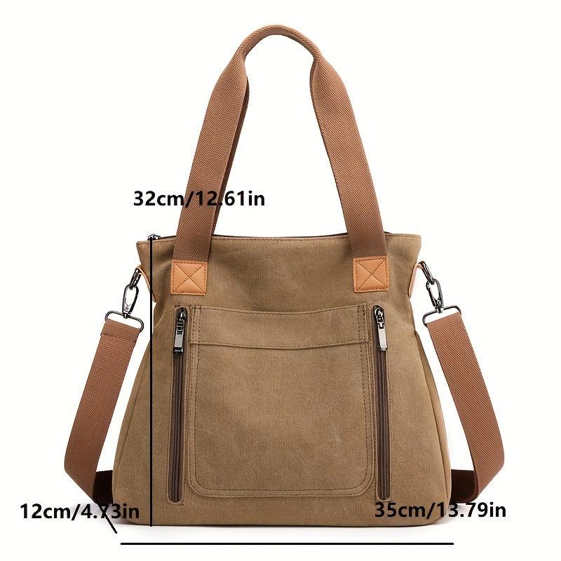 Canvas Crossbody Bag Women Travel Handbag Casual Shoulder Bag