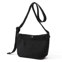 Vintage Canvas Crossbody Bag Retro Large Capacity Shoulder Bag