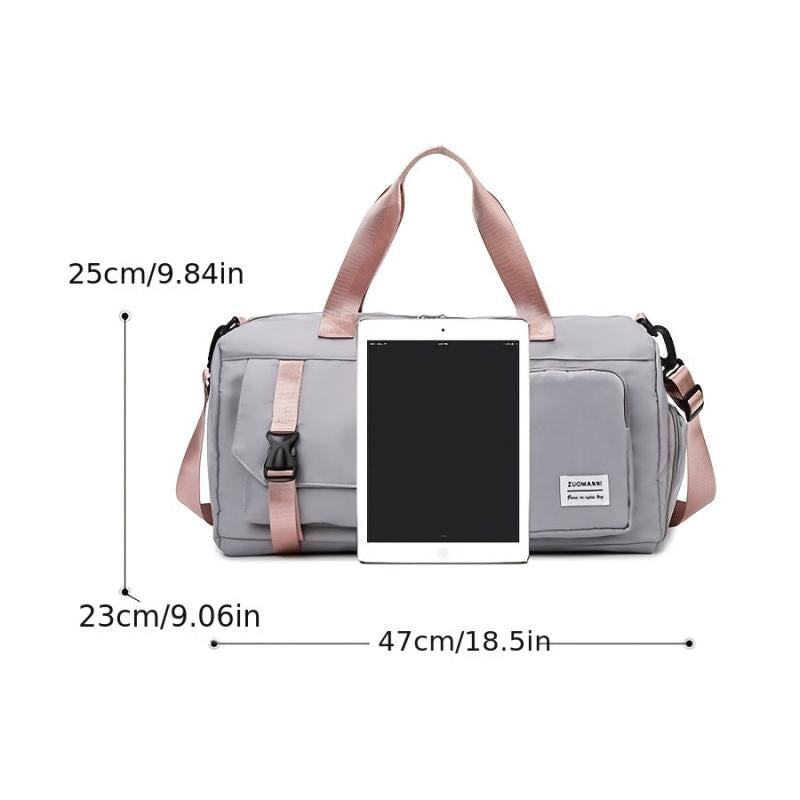 Large Capacity Travel Duffle Bag Sports Gym Storage Carry On Weekender
