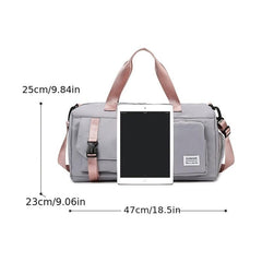 Large Capacity Travel Duffle Bag Sports Gym Storage Carry On Weekender