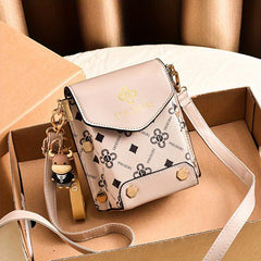 Small Faux Leather Crossbody Bag w/ Adjustable Strap