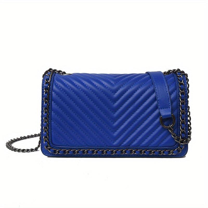 Flap Shoulder Bag Square Crossbody Quilted Satchel Bag
