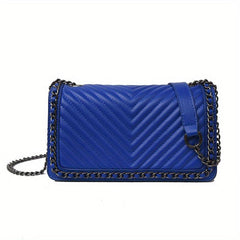 Flap Shoulder Bag Square Crossbody Quilted Satchel Bag