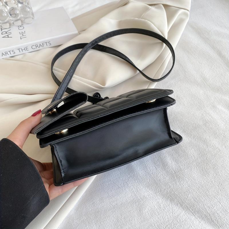 Quilted Chain Crossbody Bag with Wallet