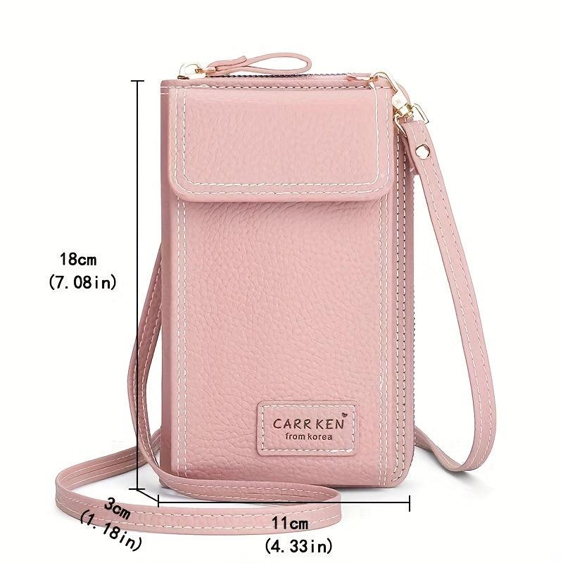 Zipper Mobile Phone Bag Small Crossbody Coin Purse