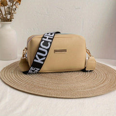 Mini Solid Crossbody Bag PU Leather Shoulder Handbag