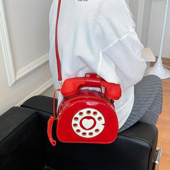 Y2K Telephone Handbag Crossbody Bag for Women