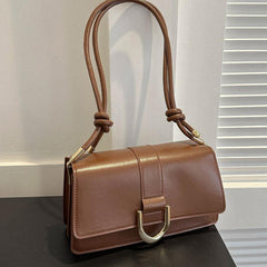 Minimalist Square Flap Shoulder Bag Vintage Bag