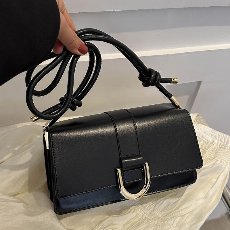 Minimalist Square Flap Shoulder Bag Vintage Bag
