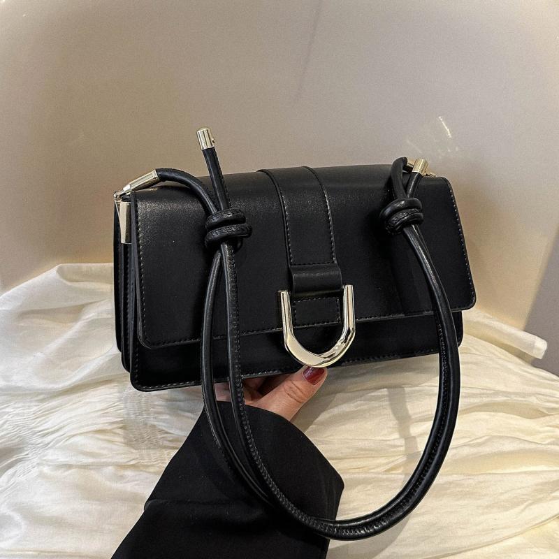 Minimalist Square Flap Shoulder Bag Vintage Bag