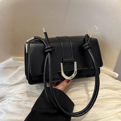 Minimalist Square Flap Shoulder Bag Vintage Bag