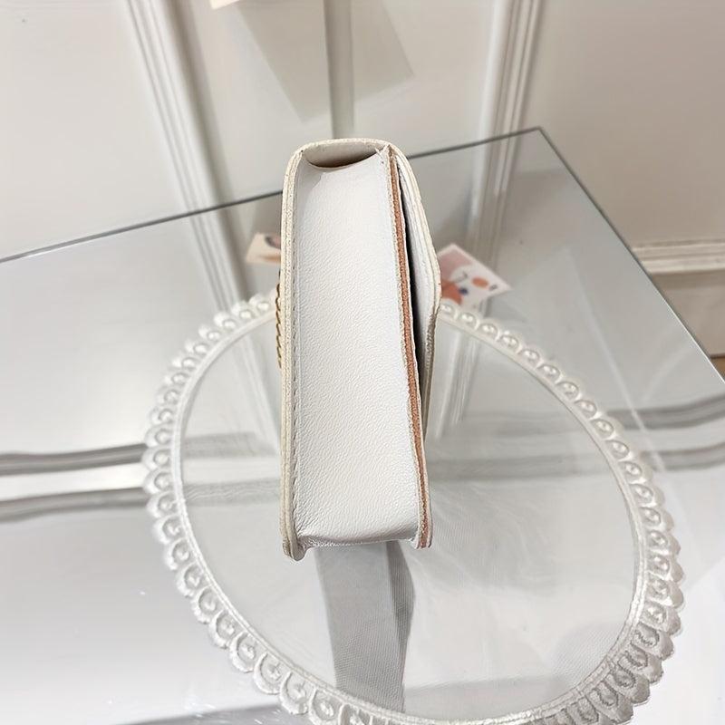 Colorblock Crossbody Bag Envelope Flap Shoulder Handbag
