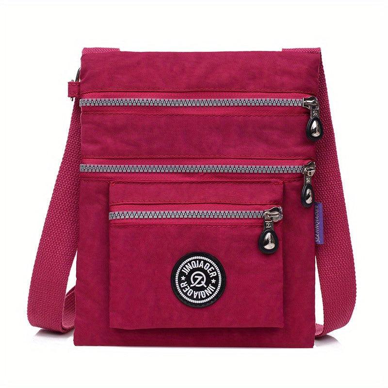 Waterproof Nylon Crossbody Bag Sports Fitness Gym Shoulder Bag