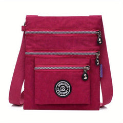 Waterproof Nylon Crossbody Bag Sports Fitness Gym Shoulder Bag