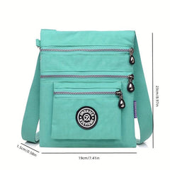 Waterproof Nylon Crossbody Bag Sports Fitness Gym Shoulder Bag