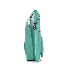 Waterproof Nylon Crossbody Bag Sports Fitness Gym Shoulder Bag