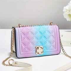 Rhombus Embossed Crossbody Bag Quilted Shoulder Bag