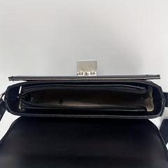 Square Flap Crossbody Bag PU Leather Shoulder Bag Women's Handbag
