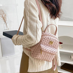 Geometric Pattern Backpack Lightweight Travel Vintage Bag