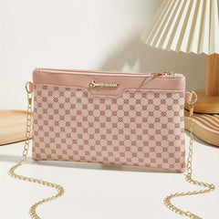 Polka Dot Crossbody Bag Chain Shoulder Square Purse