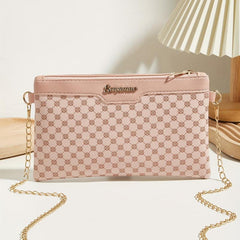 Polka Dot Crossbody Bag Chain Shoulder Square Purse