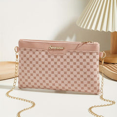 Polka Dot Crossbody Bag Chain Shoulder Square Purse