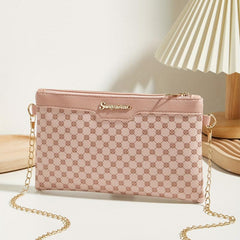 Polka Dot Crossbody Bag Chain Shoulder Square Purse