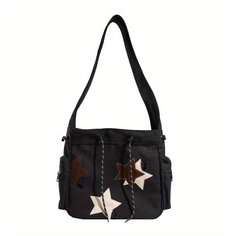 Stars Pattern Crossbody Bag Lightweight Shoulder Bag