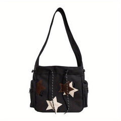 Stars Pattern Crossbody Bag Lightweight Shoulder Bag