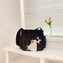 Stars Pattern Crossbody Bag Lightweight Shoulder Bag