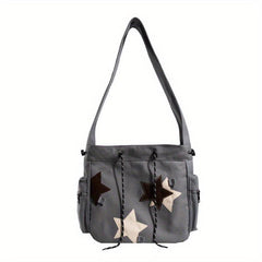 Stars Pattern Crossbody Bag Lightweight Shoulder Bag