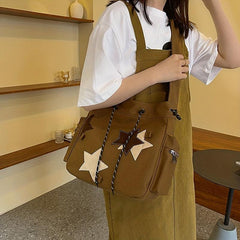 Stars Pattern Crossbody Bag Lightweight Shoulder Bag