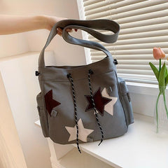 Stars Pattern Crossbody Bag Lightweight Shoulder Bag